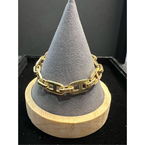 Dior cd gold tone bracelet - Picture 4 of 7